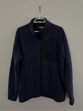 Mondetta Men’s Navy Blue Full-Zip Sweater Jacket